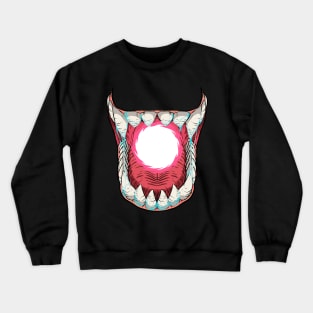 Open Wide You Monkey Monster Crewneck Sweatshirt